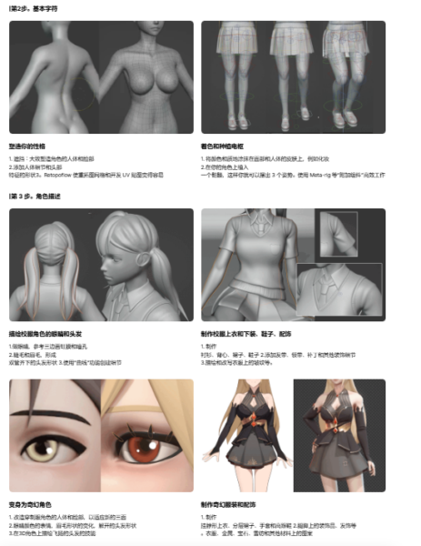 图片[7]-【ai精翻】休闲角色的新维度从2D到3D，Blender建模-土狗cg资源站