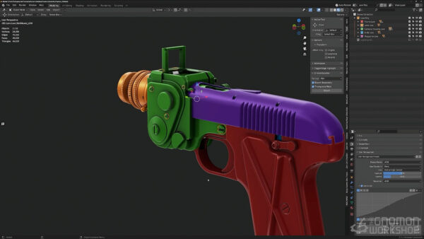 图片[5]-[免费] 使用Blender为游戏打造枪械武器-土狗cg资源站
