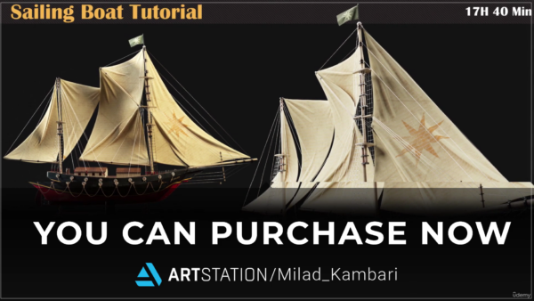 图片[1]-【ai精翻】帆船建模贴图灯光教程-土狗cg资源站