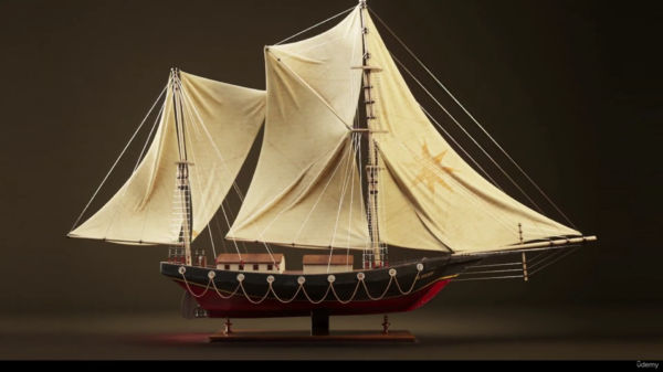 图片[2]-【ai精翻】帆船建模贴图灯光教程-土狗cg资源站