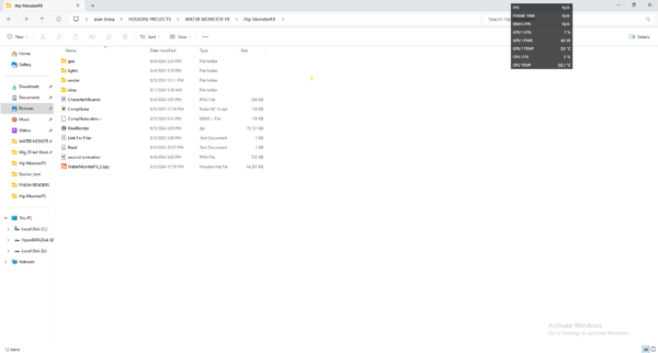 图片[4]-【houdini工程】（会员免费）水中怪兽出浴 Houdini & Nuke工程-土狗cg资源站