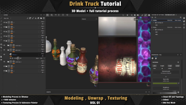 图片[4]-[A站无解说跟练（会员免费）] 饮料车Drink Truck全流程-土狗cg资源站