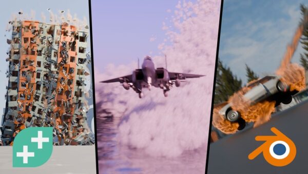 图片[1]-【ai精翻】学习在 Blender 中创建爆炸、破坏对象和模拟逼真的物理效果-土狗cg资源站