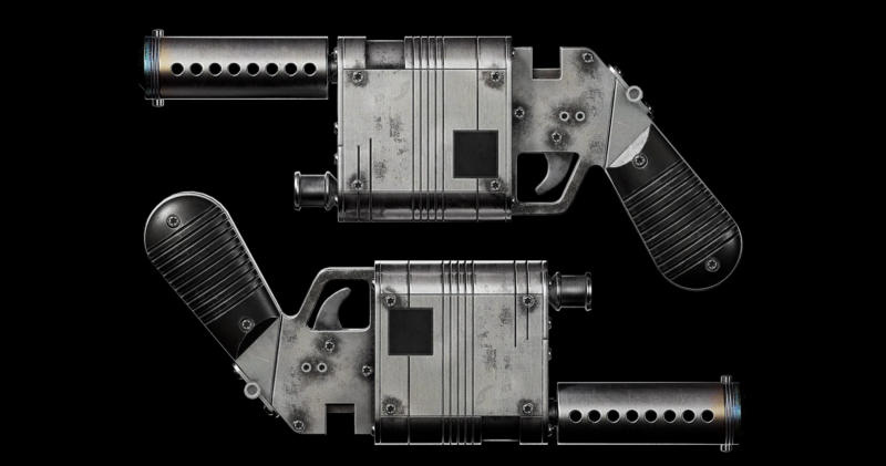 【ai精翻】使用 Maya 和 Zbrush 进行游戏武器建模-土狗cg资源站