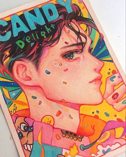 图片[5]-【ai精翻】制作您自己的美丽、多彩的粉丝艺术肖像，克里斯蒂娜-土狗cg资源站