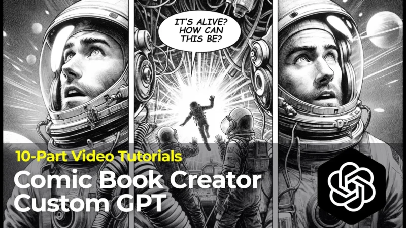 【ai精翻】10 个分步视频教程：使用自定义 ChatGPT 制作漫画！-土狗cg资源站
