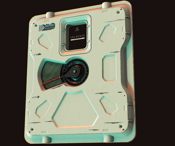 图片[2]-【ai精翻】掌握在 MAYA 2024 和 Substance 3D Painter 中创建优化的科幻空间站门-土狗cg资源站