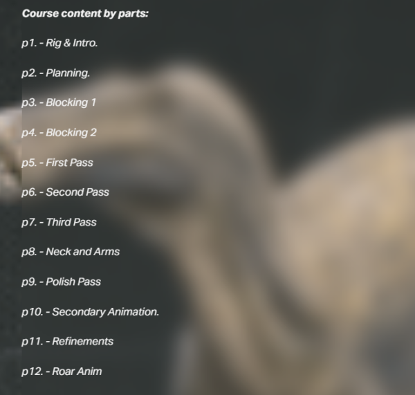 图片[5]-[Ai精翻&Ai中文朗读] MAYA恐龙步行咆哮动画课程-土狗cg资源站