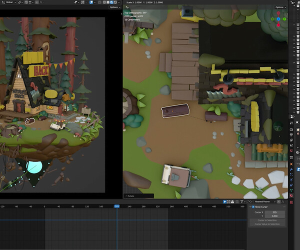 图片[2]-【ai精翻】神秘小屋 – 风格化 3D 立体模型 – 教程-土狗cg资源站