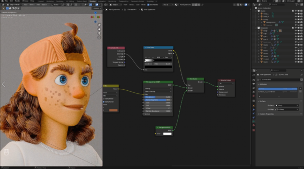 图片[4]-[免费] 在 Blender 中快速创建风格化角色-土狗cg资源站