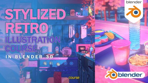 图片[1]-[Ai精翻&Ai中文朗读（会员免费）]Blender中实现复古插画效果-土狗cg资源站