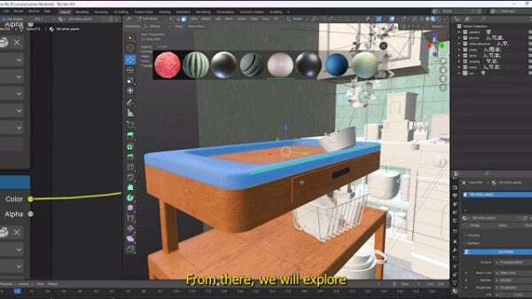 图片[3]-[Ai精翻&Ai中文朗读（会员免费）]Blender中实现复古插画效果-土狗cg资源站