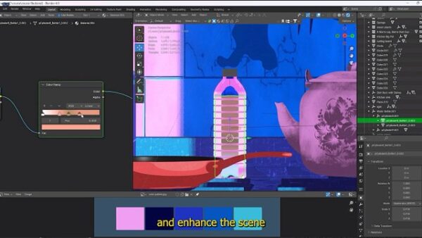 图片[4]-[Ai精翻&Ai中文朗读（会员免费）]Blender中实现复古插画效果-土狗cg资源站