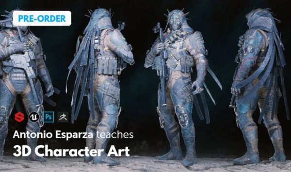 图片[1]-[Ai精翻+Ai中文朗读]超15小时完整3D角色制作流程-土狗cg资源站