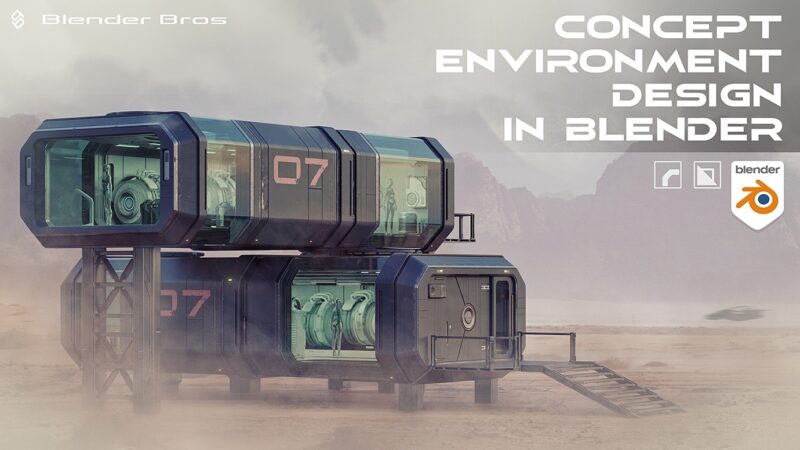 【ai精翻】在 Blender 中创建美观且适合作品集的环境-土狗cg资源站