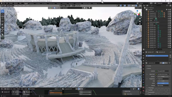 图片[4]-[免费·Ai精翻] 使用 Blender 和 Photoshop构建最终环境-土狗cg资源站