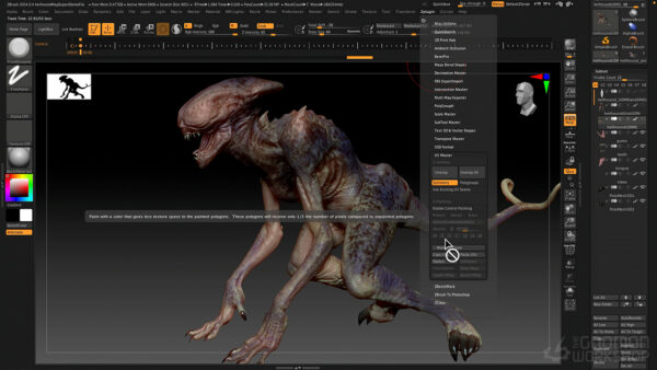 图片[10]-[免费·Ai精翻] 约19小时ZBrush2024全面演示构建哥布林精细半身像-土狗cg资源站