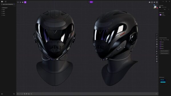 图片[8]-[Ai精翻&Ai中文朗读] （会员免费）Plasticity建模科幻太空头盔-土狗cg资源站