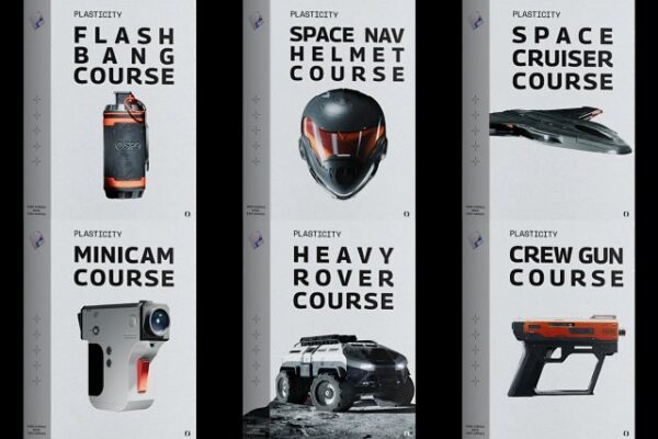 图片[1]-【Ai精翻&Ai中文朗读】Plasticity科幻模型6合1（完结）-土狗cg资源站