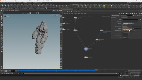 图片[4]-【Ai精翻&Ai中文朗读】（会员免费）Houdini中创建沼泽和泥浆怪物-土狗cg资源站