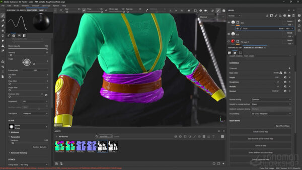图片[2]-[免费·Ai精翻] Zbrush & Maya & SP创建游戏角色Vol.2-给雕刻赋予纹理到最终渲染-土狗cg资源站