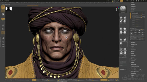 图片[5]-[免费·Ai精翻] Zbrush & Maya & MD创建游戏角色Vol.01-从概念到最终雕刻-土狗cg资源站