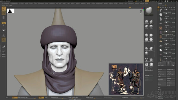 图片[7]-[免费·Ai精翻] Zbrush & Maya & MD创建游戏角色Vol.01-从概念到最终雕刻-土狗cg资源站