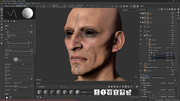 图片[8]-[免费·Ai精翻] Zbrush & Maya & SP创建游戏角色Vol.2-给雕刻赋予纹理到最终渲染-土狗cg资源站