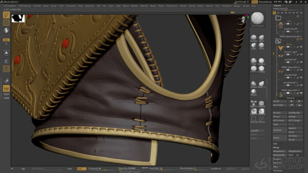 图片[8]-[免费·Ai精翻] Zbrush & Maya & MD创建游戏角色Vol.01-从概念到最终雕刻-土狗cg资源站