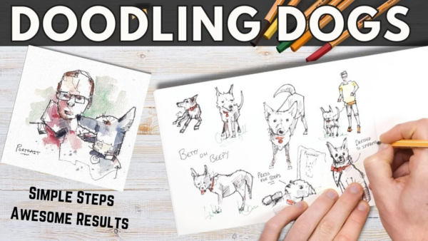 图片[1]-【ai精翻】涂鸦狗：绘制狗头、姿势和腿的简单技巧-土狗cg资源站
