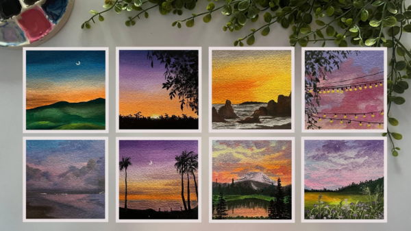 图片[1]-【ai精翻】30 天水粉画：彩色风景画之旅-土狗cg资源站