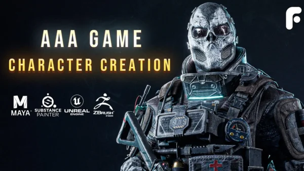 图片[1]-[Ai精翻&Ai中文朗读] ZBrush&Maya-3A游戏角色创建分步指南-土狗cg资源站