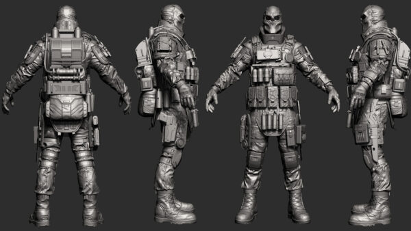 图片[8]-[Ai精翻&Ai中文朗读] ZBrush&Maya-3A游戏角色创建分步指南-土狗cg资源站