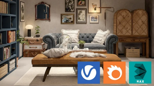 图片[1]-【ai精翻】室内照明：Corona 和 Vray，从 0 到高级-土狗cg资源站