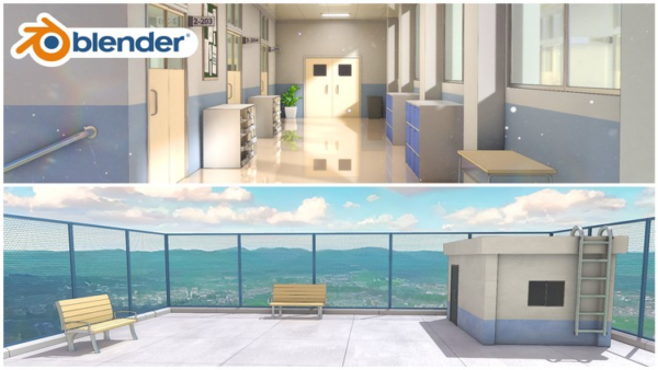 图片[1]-【ai精翻】Blender 中的动漫 – 创建 2 个风格化的场景-土狗cg资源站