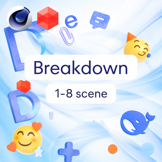 [Ai精翻&Ai中文朗读]C4D&DeepSeek动态短片效果解析-土狗cg资源站