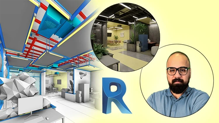 【ai精翻】Revit 工业办公室-室内设计-结构和 MEP-土狗cg资源站