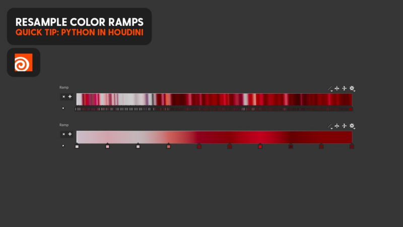 【ai精翻】Houdini 中的重新采样颜色渐变-土狗cg资源站