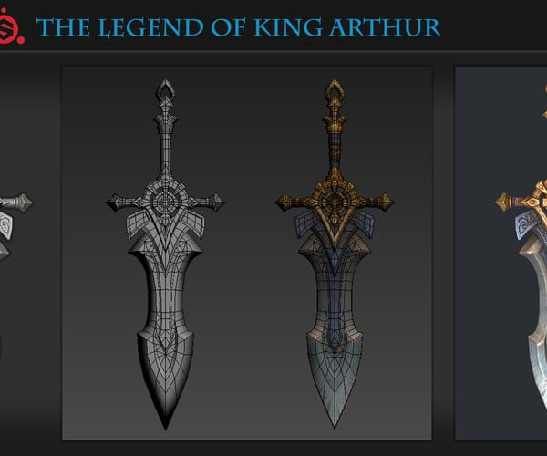 图片[3]-【ai精翻】使用 Substance Painter（风格化 PBR）为风格化的剑添加纹理-土狗cg资源站