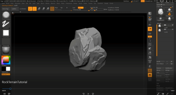图片[2]-【ai精翻】地形瓷砖纹理和岩石游戏资产雕刻教程-土狗cg资源站
