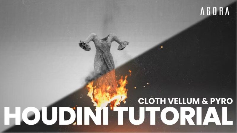 工程已补充【Ai精翻&Ai中文朗读】Houdini 着火服装效果-土狗cg资源站