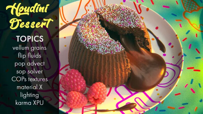 [Ai精翻&中文朗读] 在Houdini中制作熔岩蛋糕-土狗cg资源站