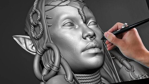 图片[16]-【ai精翻&中文配音（会员免费）】Maya & Zb & UE5 创建史诗级尼妹角色-土狗cg资源站