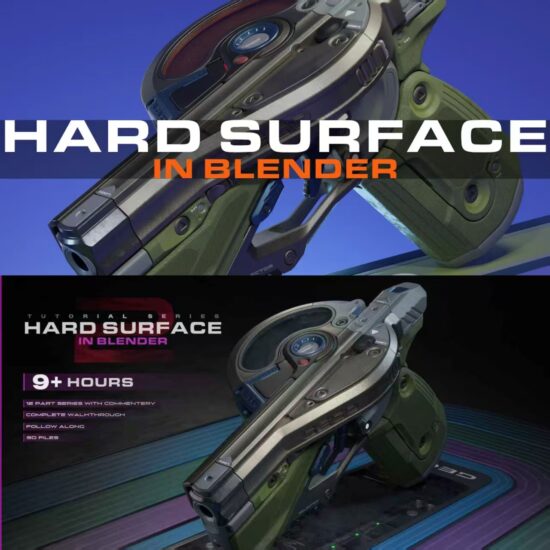 【ai精翻&中文朗读】Blender枪械硬表面建模-土狗cg资源站