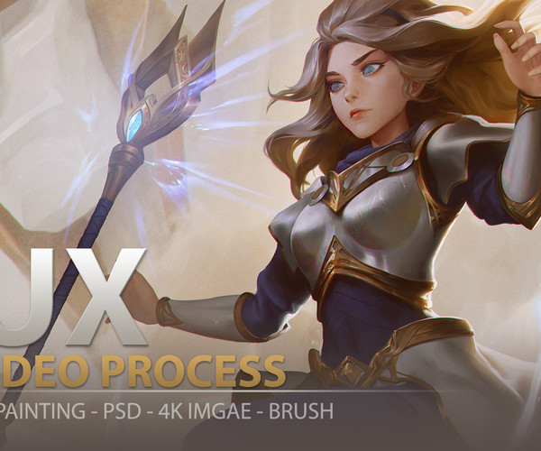【ai精翻】LUX：全18小时实时绘画 - 4k图像 - PSD - 画笔-土狗cg资源站