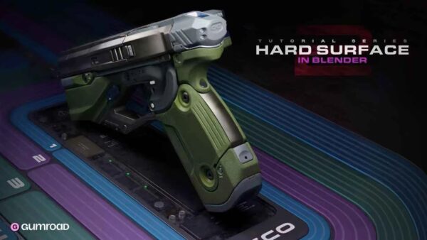 图片[1]-【ai精翻&中文朗读（会员免费）】Blender枪械硬表面建模-土狗cg资源站