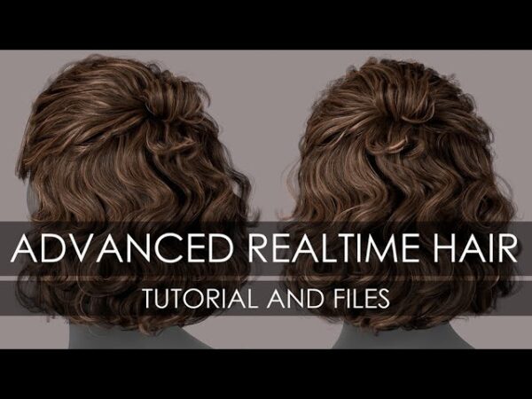 图片[1]-【ai精翻+朗读】高级实时头发入门+高级二合一-土狗cg资源站