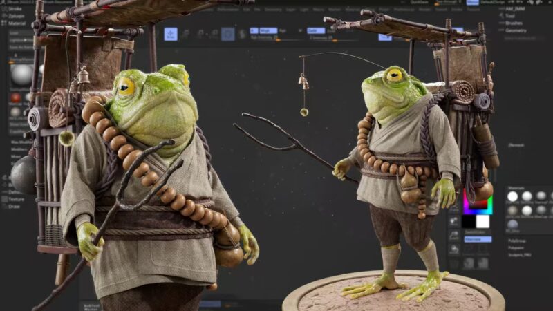 【ai精翻+朗读】写实背篓蛤蟆-土狗cg资源站