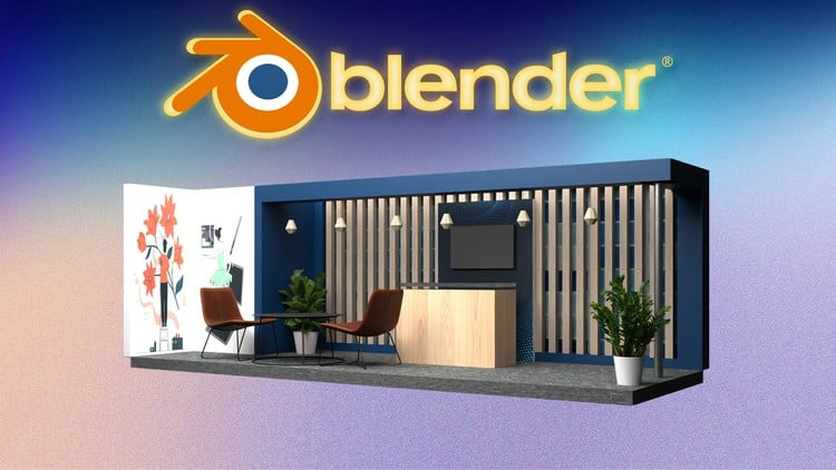 【ai精翻】Blender 3D展位设计：打造真实世界的活动-土狗cg资源站