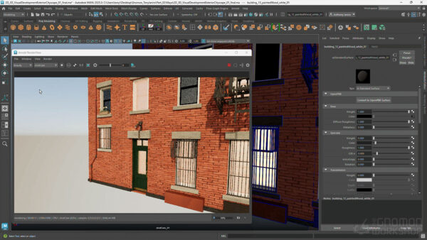 图片[12]-【ai精翻&中文朗读】Maya&阿诺德 创建街道环境-土狗cg资源站